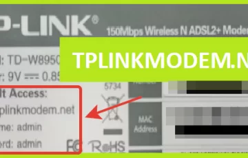 tplinkmodem.net вход в личный кабинет под admin ADSL-модема
